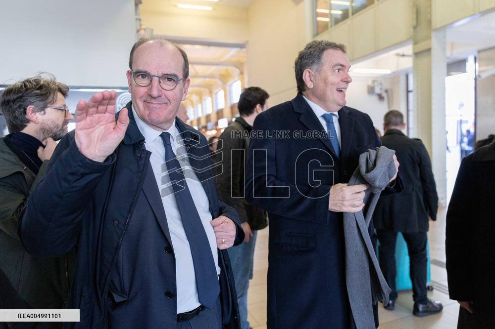 Visit of the Minister of Transport and the President of the SNCF at the Gare de Lyon - Paris AJ