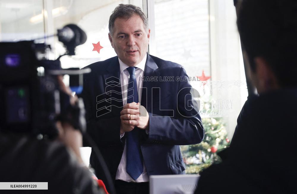 Visit of the Minister of Transport and the President of the SNCF at the Gare de Lyon - Paris