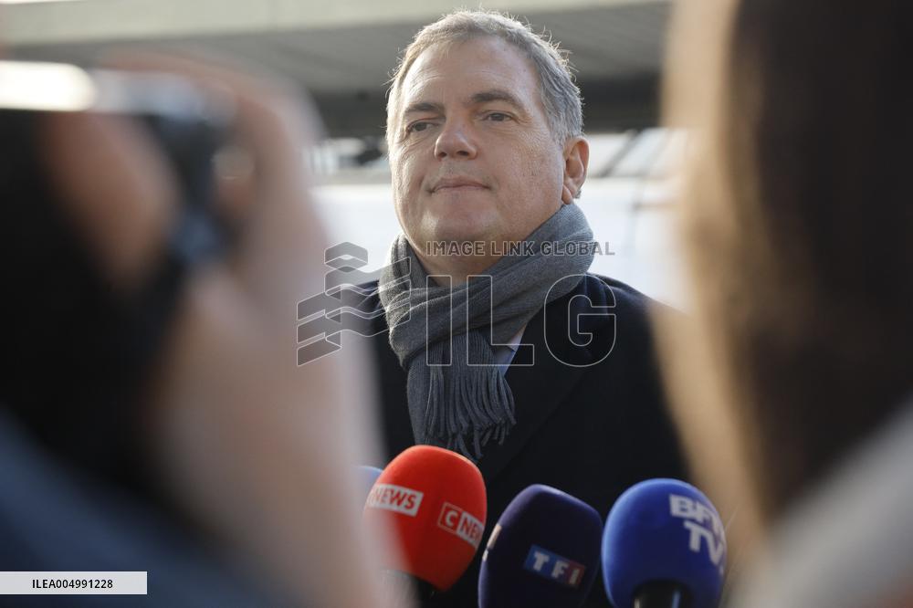 Visit of the Minister of Transport and the President of the SNCF at the Gare de Lyon - Paris