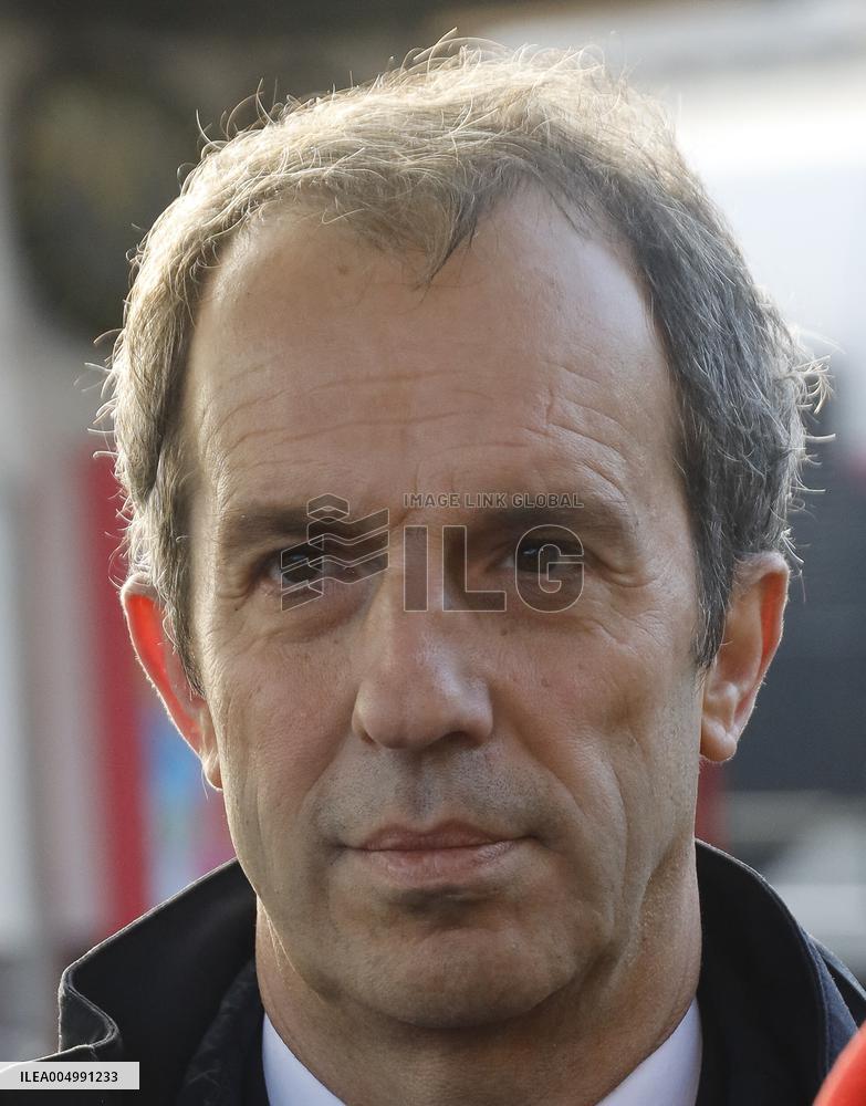 Visit of the Minister of Transport and the President of the SNCF at the Gare de Lyon - Paris