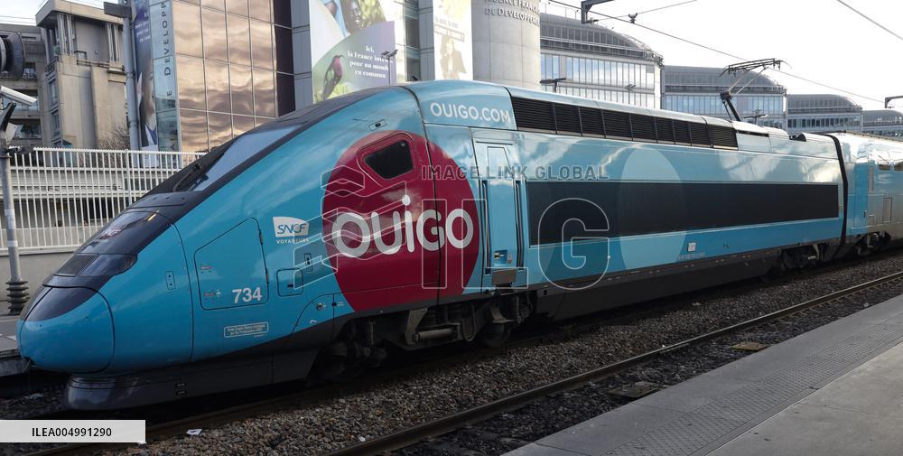 SNCF Illustration de la Police Ferroviaire a la Gare de Lyon