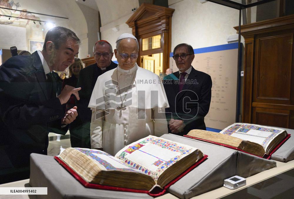 Pope Leo XIV Visits Italian Senate - Rome
