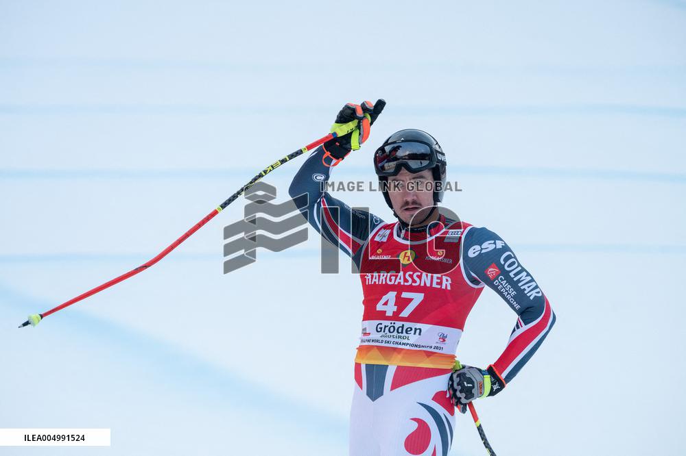Adrien Theaux and Nils Allegre at Audi FIS Ski World Cup - Men's Downhill