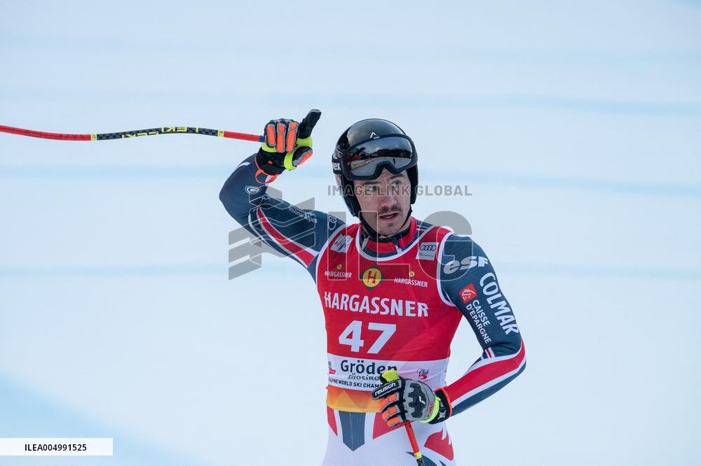 Adrien Theaux and Nils Allegre at Audi FIS Ski World Cup - Men's Downhill