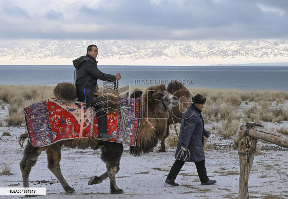 Winter Scenery At Sayram Lake - Xinjiang