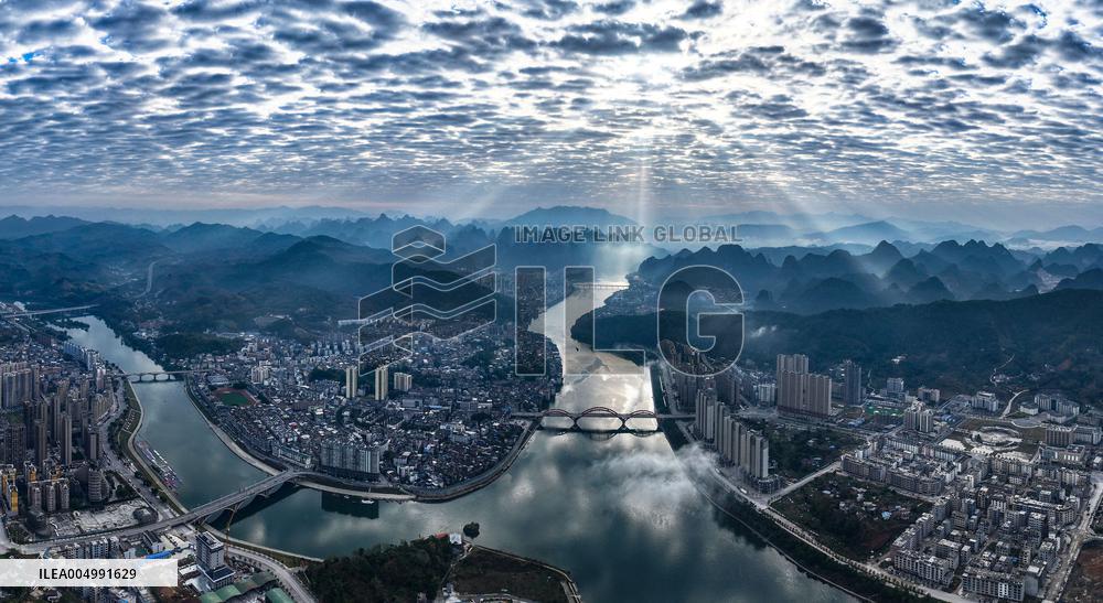 Illustration - Winter Scenery in China