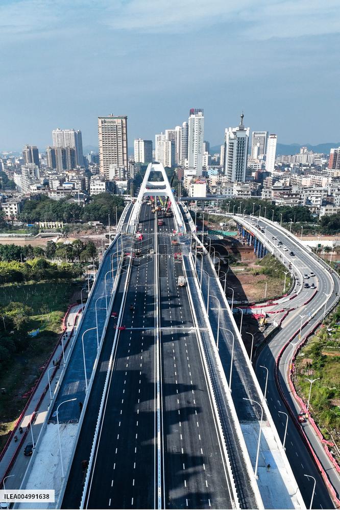 Construction of Pinglu Canal In Qinzhou - China