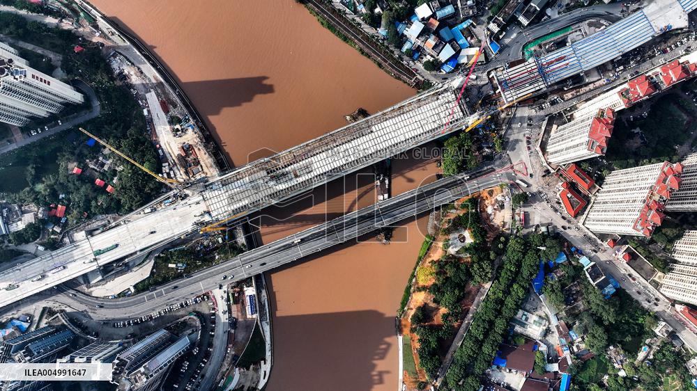 Construction of Pinglu Canal In Qinzhou - China