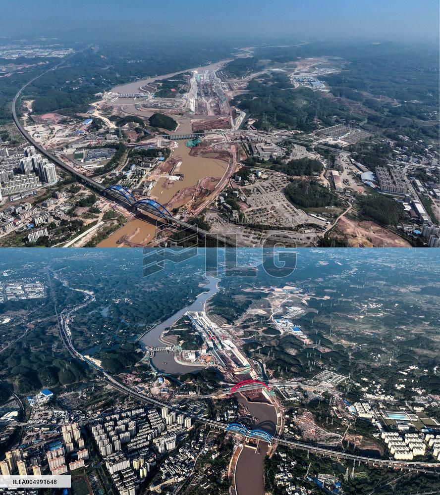 Construction of Pinglu Canal In Qinzhou - China