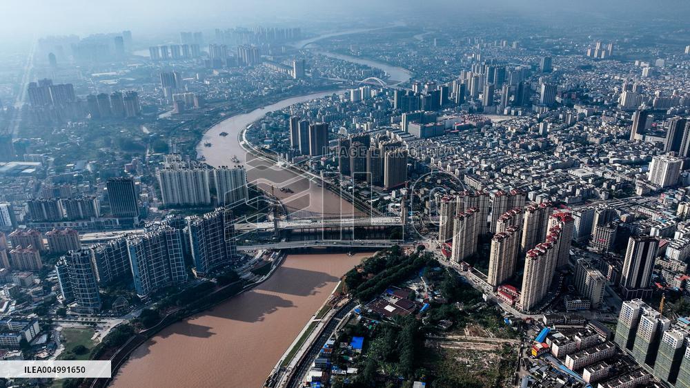 Construction of Pinglu Canal In Qinzhou - China