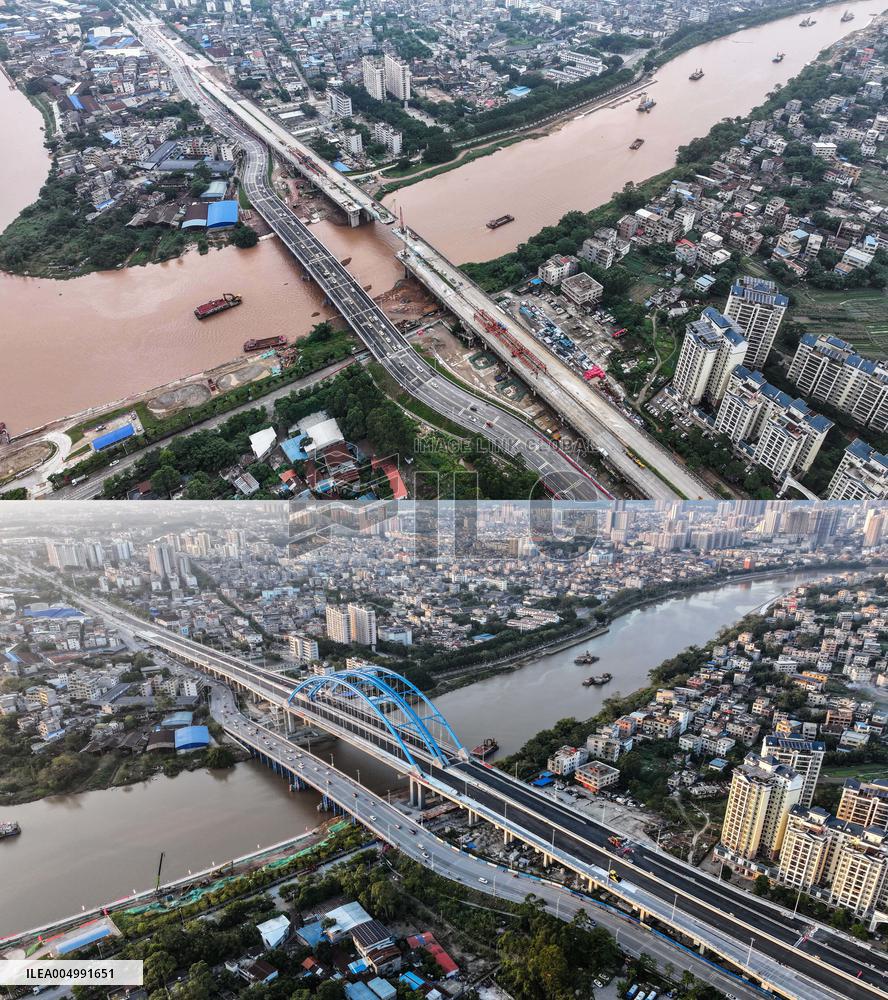 Construction of Pinglu Canal In Qinzhou - China
