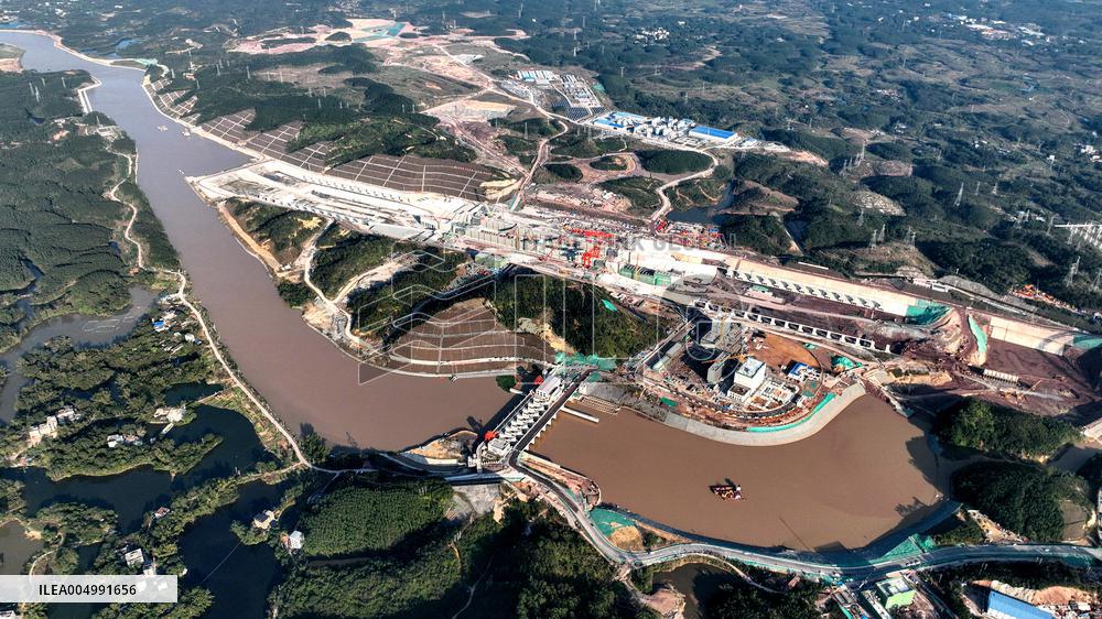 Construction of Pinglu Canal In Qinzhou - China