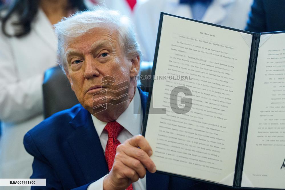 Trump Marijuana Executive Order Signing