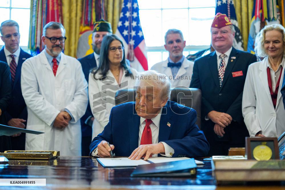 Trump Marijuana Executive Order Signing