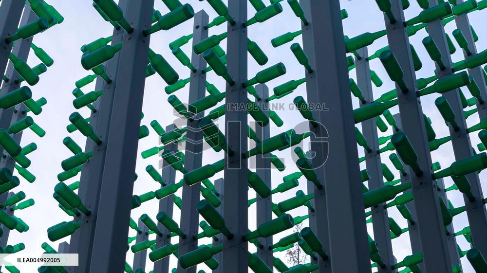 Beer Bottle Forest Scenery in Qingdao