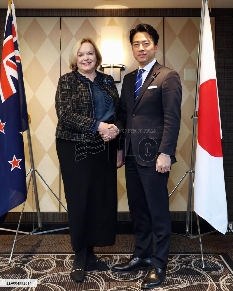 Japan-New Zealand defense ministerial talks