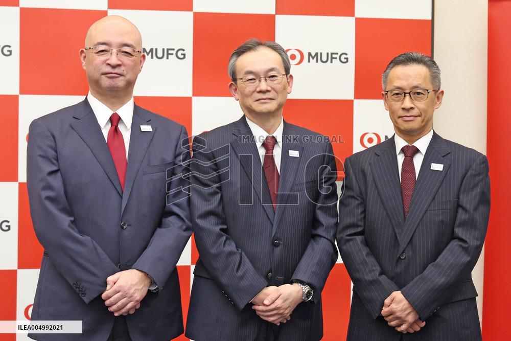Mitsubishi UFJ Financial Group President Transition Press Conference