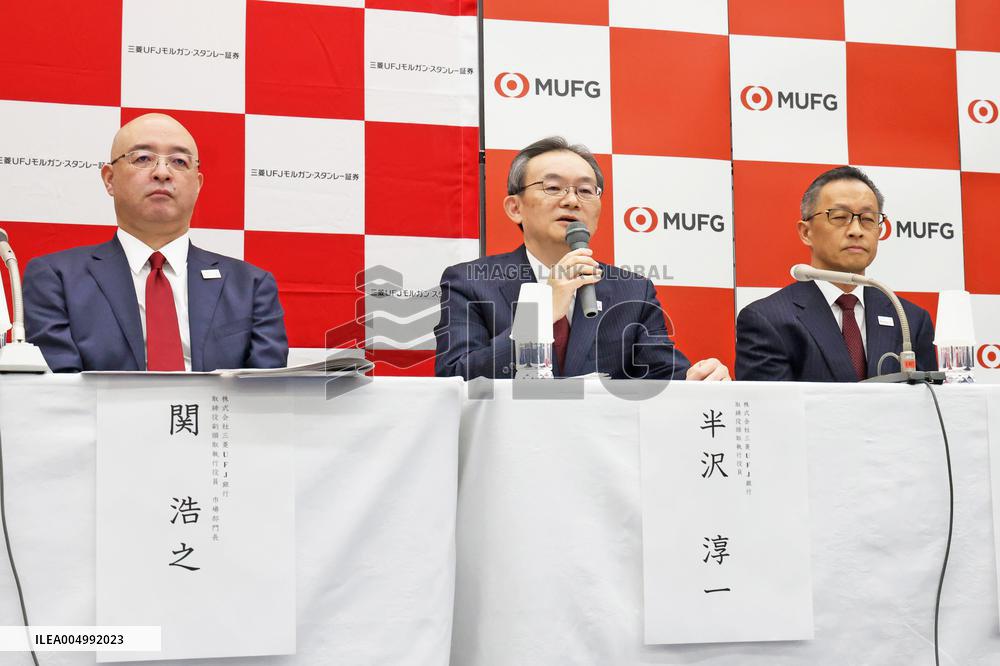 Mitsubishi UFJ Financial Group President Transition Press Conference