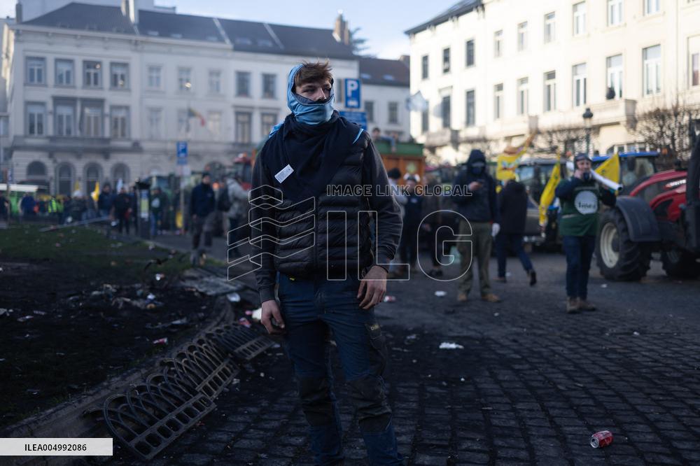 Farmers protest to denounce the reforms of the Common Agricultural Policy - Brussels