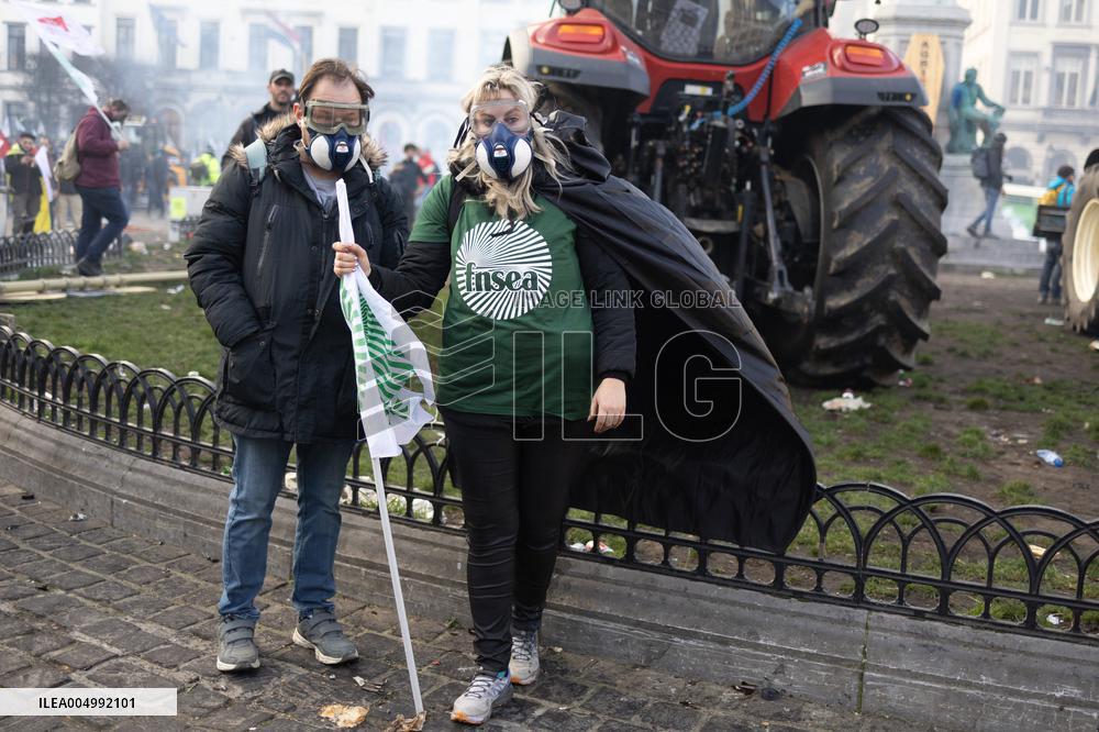 Farmers protest to denounce the reforms of the Common Agricultural Policy - Brussels