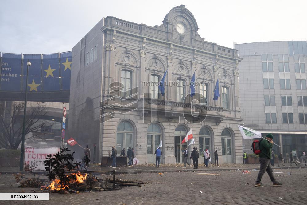 Farmers protest to denounce the reforms of the Common Agricultural Policy - Brussels