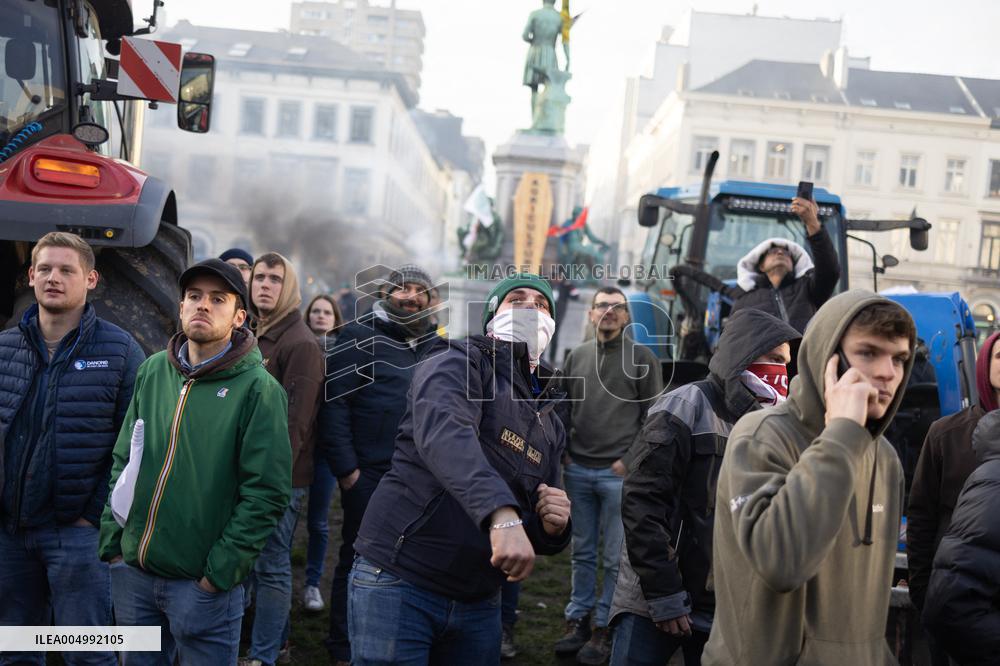 Farmers protest to denounce the reforms of the Common Agricultural Policy - Brussels