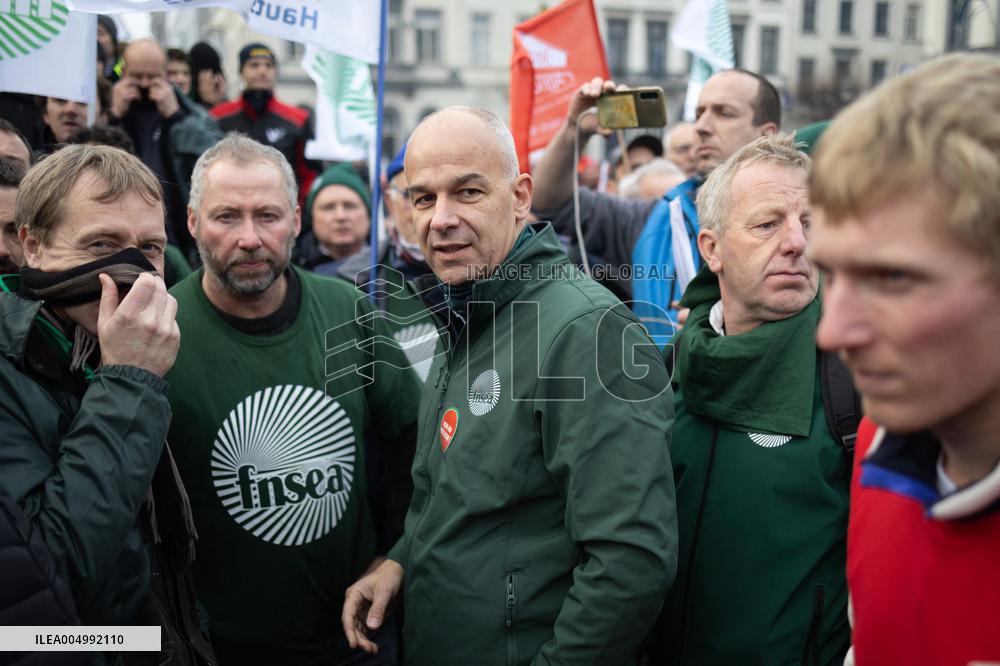 Farmers protest to denounce the reforms of the Common Agricultural Policy - Brussels