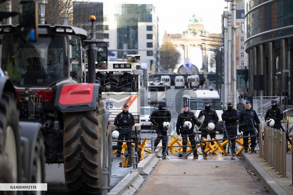 Farmers protest to denounce the reforms of the Common Agricultural Policy - Brussels