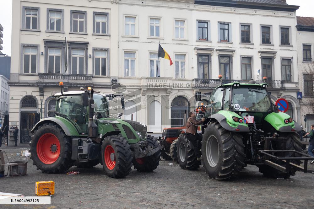 Farmers protest to denounce the reforms of the Common Agricultural Policy - Brussels