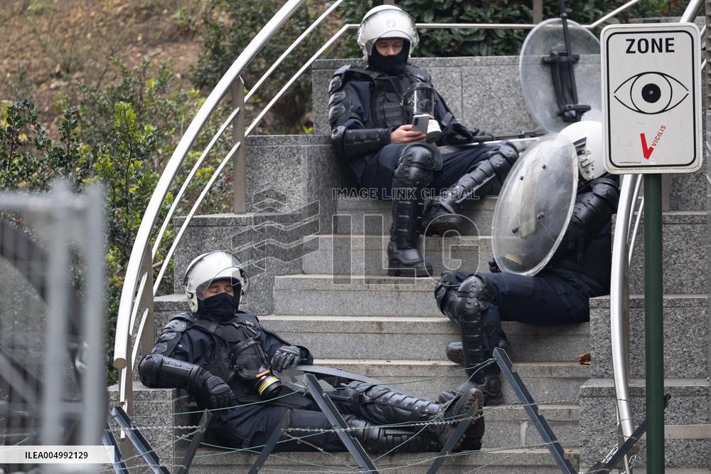 Farmers protest to denounce the reforms of the Common Agricultural Policy - Brussels
