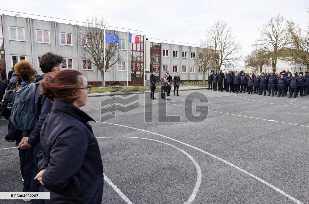 Jean-Pierre Farandou Visits To EPIDE - Margny-les-Compiegne