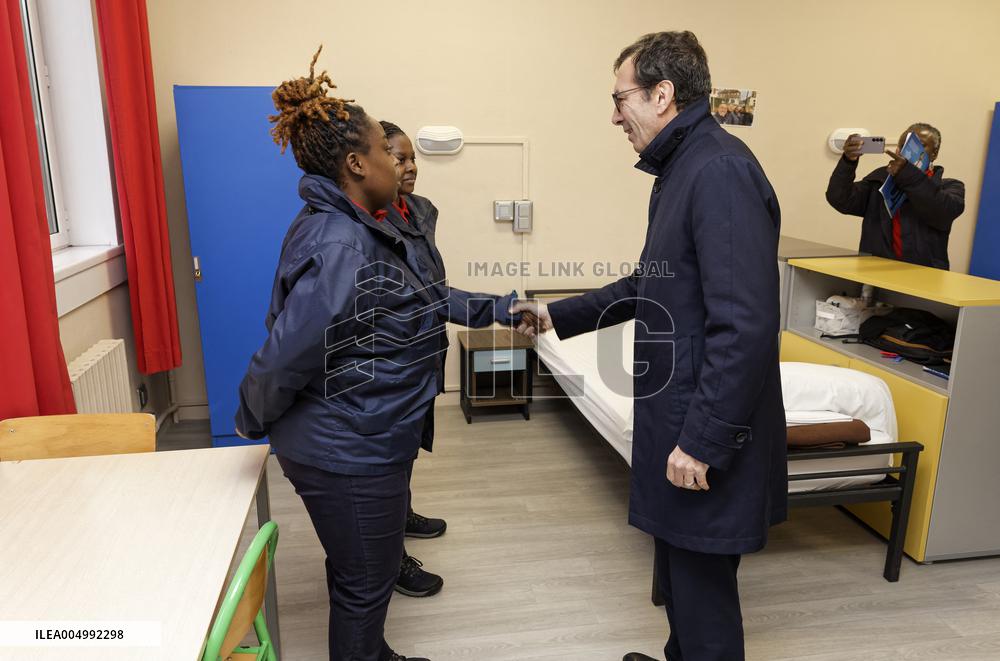 Jean-Pierre Farandou Visits To EPIDE - Margny-les-Compiegne