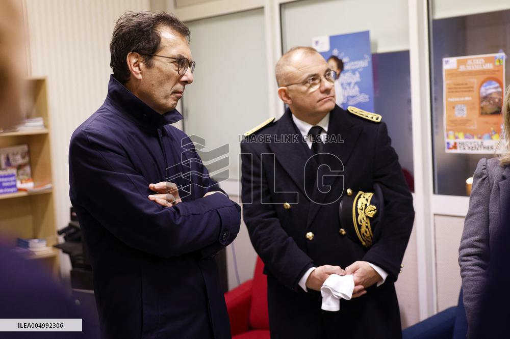 Jean-Pierre Farandou Visits To EPIDE - Margny-les-Compiegne