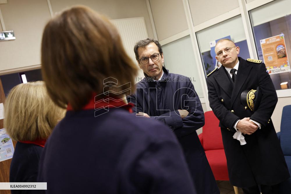 Jean-Pierre Farandou Visits To EPIDE - Margny-les-Compiegne