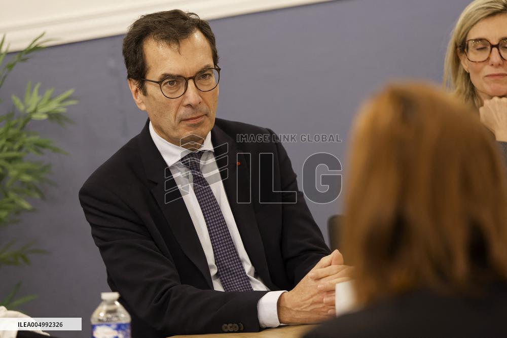 Jean-Pierre Farandou Visits To EPIDE - Margny-les-Compiegne