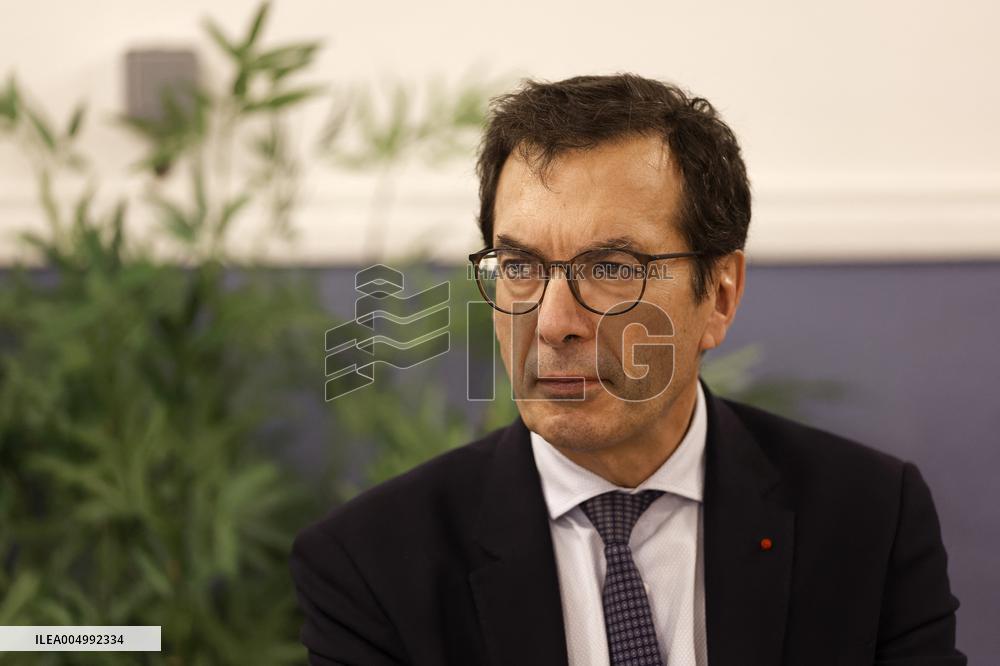 Jean-Pierre Farandou Visits To EPIDE - Margny-les-Compiegne