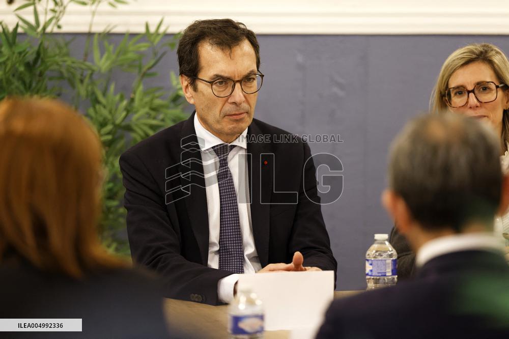 Jean-Pierre Farandou Visits To EPIDE - Margny-les-Compiegne