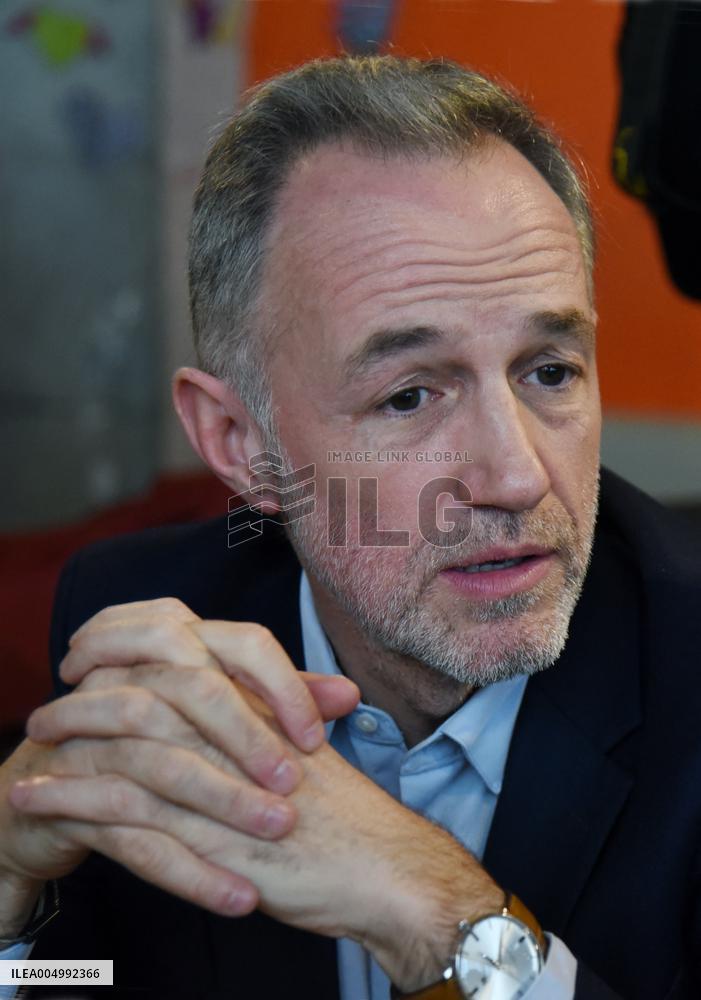 Emmanuel Gregoire Rally Of The Left-Wing Coalition - Paris