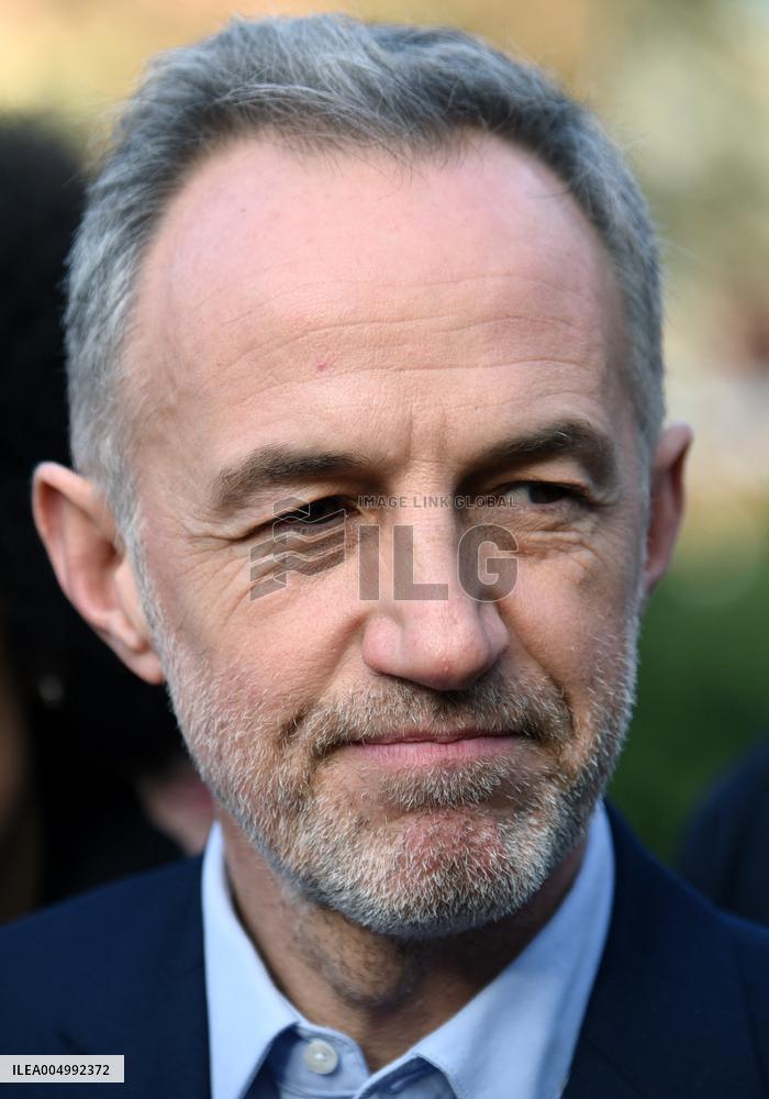 Emmanuel Gregoire Rally Of The Left-Wing Coalition - Paris