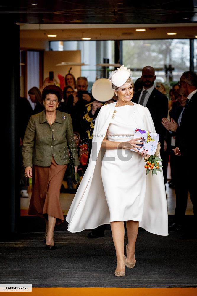 Queen Maxima At Signing Partnership - Utrecht