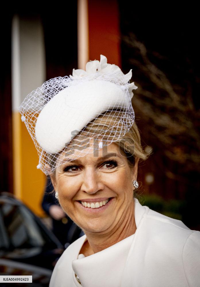 Queen Maxima At Signing Partnership - Utrecht