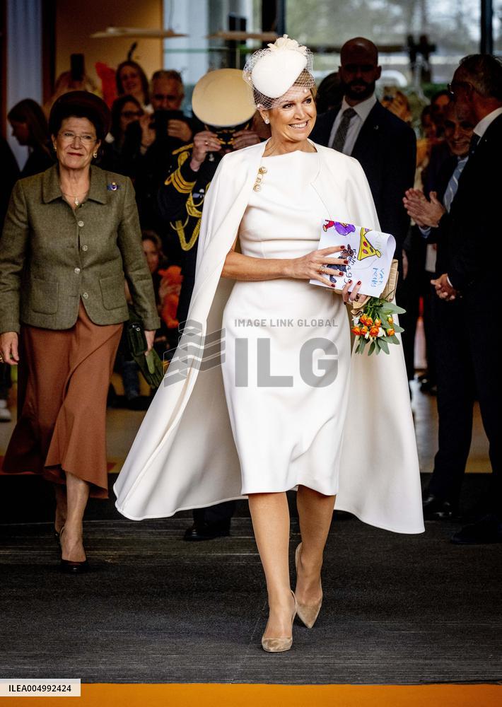 Queen Maxima At Signing Partnership - Utrecht