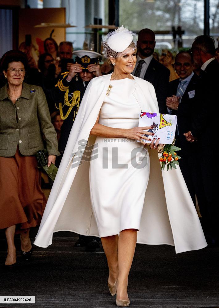 Queen Maxima At Signing Partnership - Utrecht