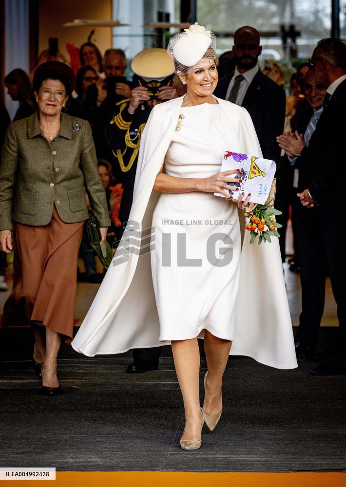 Queen Maxima At Signing Partnership - Utrecht