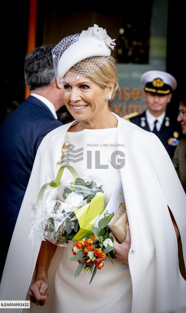 Queen Maxima At Signing Partnership - Utrecht