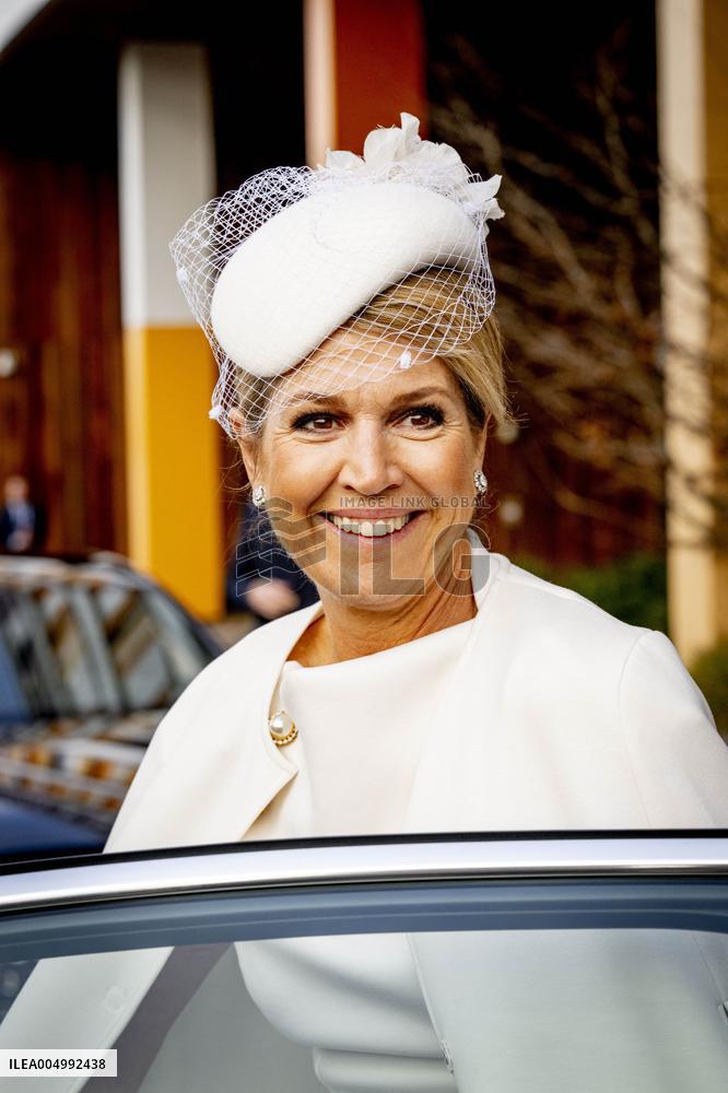 Queen Maxima At Signing Partnership - Utrecht