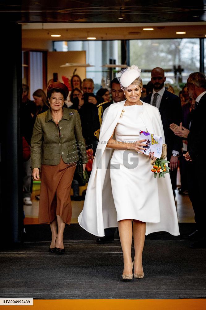 Queen Maxima At Signing Partnership - Utrecht