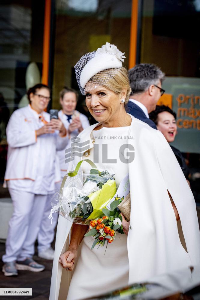 Queen Maxima At Signing Partnership - Utrecht