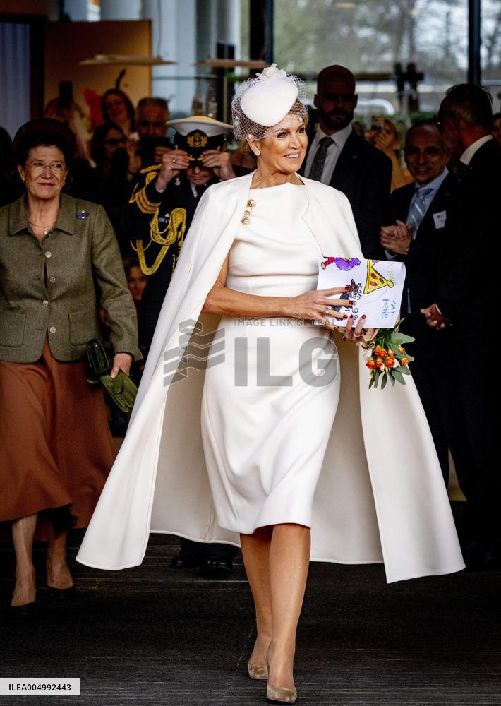 Queen Maxima At Signing Partnership - Utrecht
