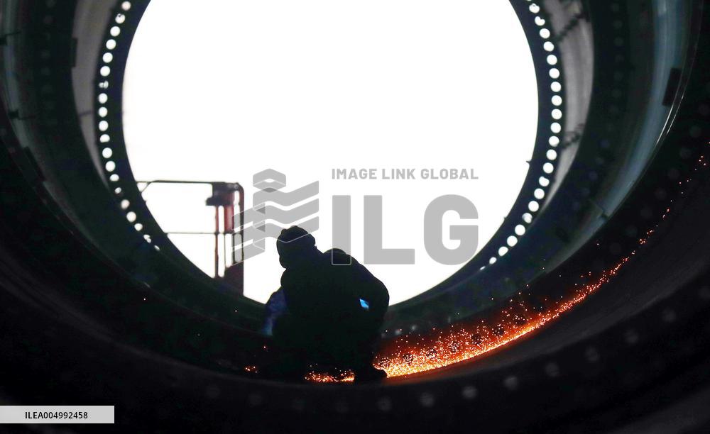 Wind Turbine Tower Manufacturing in Rong'an
